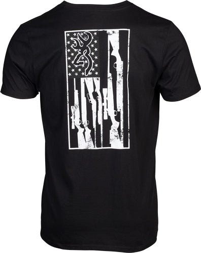 BROWNING SS T-SHIRT BROWNING LEGACY FLAG BLACK XXLARGE