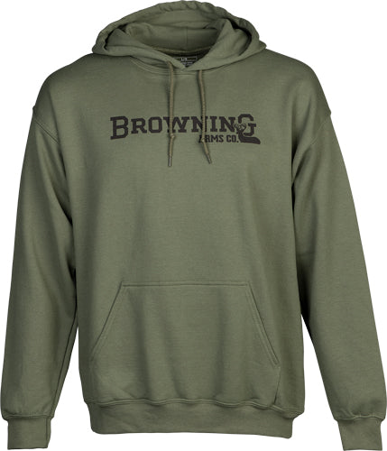 BROWNING HOODIE BRANDED BUCK MARK GREEN LARGE