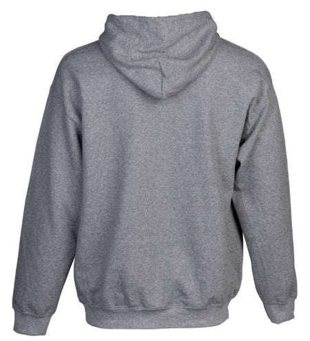 BROWNING HOODIE BRANDED BUCK MARK HEATHER GRAY LARGE