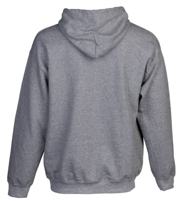 BROWNING HOODIE BRANDED BUCK MARK HEATHER GRAY LARGE