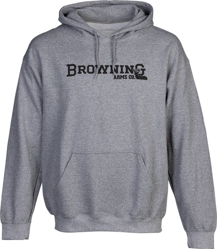 BROWNING HOODIE BACKFENCE HEATHER GRAY XLARGE