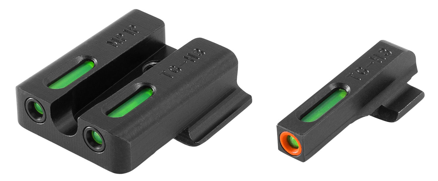 TruGlo TFX Pro TG13MP1PC S&W M&P Orange Outline Front & Tritium Fiber Optic Rear Sights