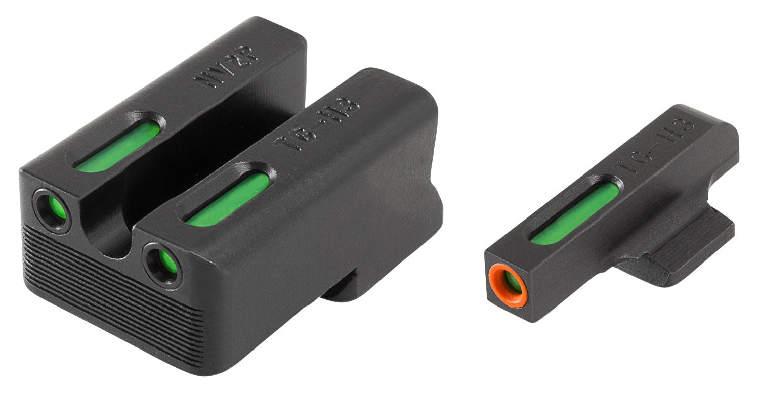TruGlo TFX Pro TG13NV4PC Tritium & Fiber Optic Replacement Sight Pair for 1911 9mm Commander/Officer