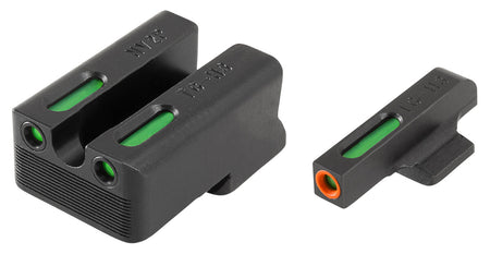 TruGlo TFX Pro TG13NV4PC Tritium & Fiber Optic Replacement Sight Pair for 1911 9mm Commander/Officer