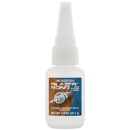 Bohning Blazer Bond Fast Cure Fletching Bond 1 oz.