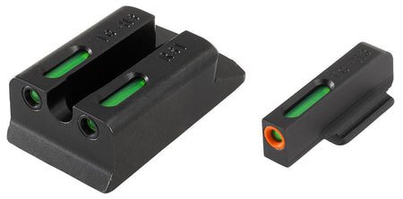 TruGlo TFX Pro TG13RS1PC Ruger-Fit Orange Outline Front & Tritium Fiber Optic Rear Sights
