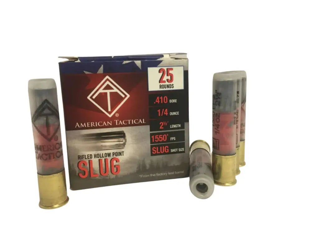 ATI Shotshell Rifled Slug Shotgun Ammo .410 Bore 2.5 in 1/2 oz Slug