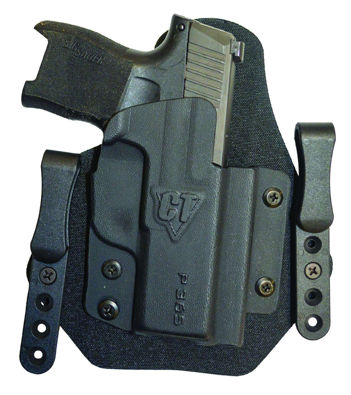 Comp-Tac Sport-Tac IWB Kydex Holster Glock 43 and 43X RH Black Standard Clips
