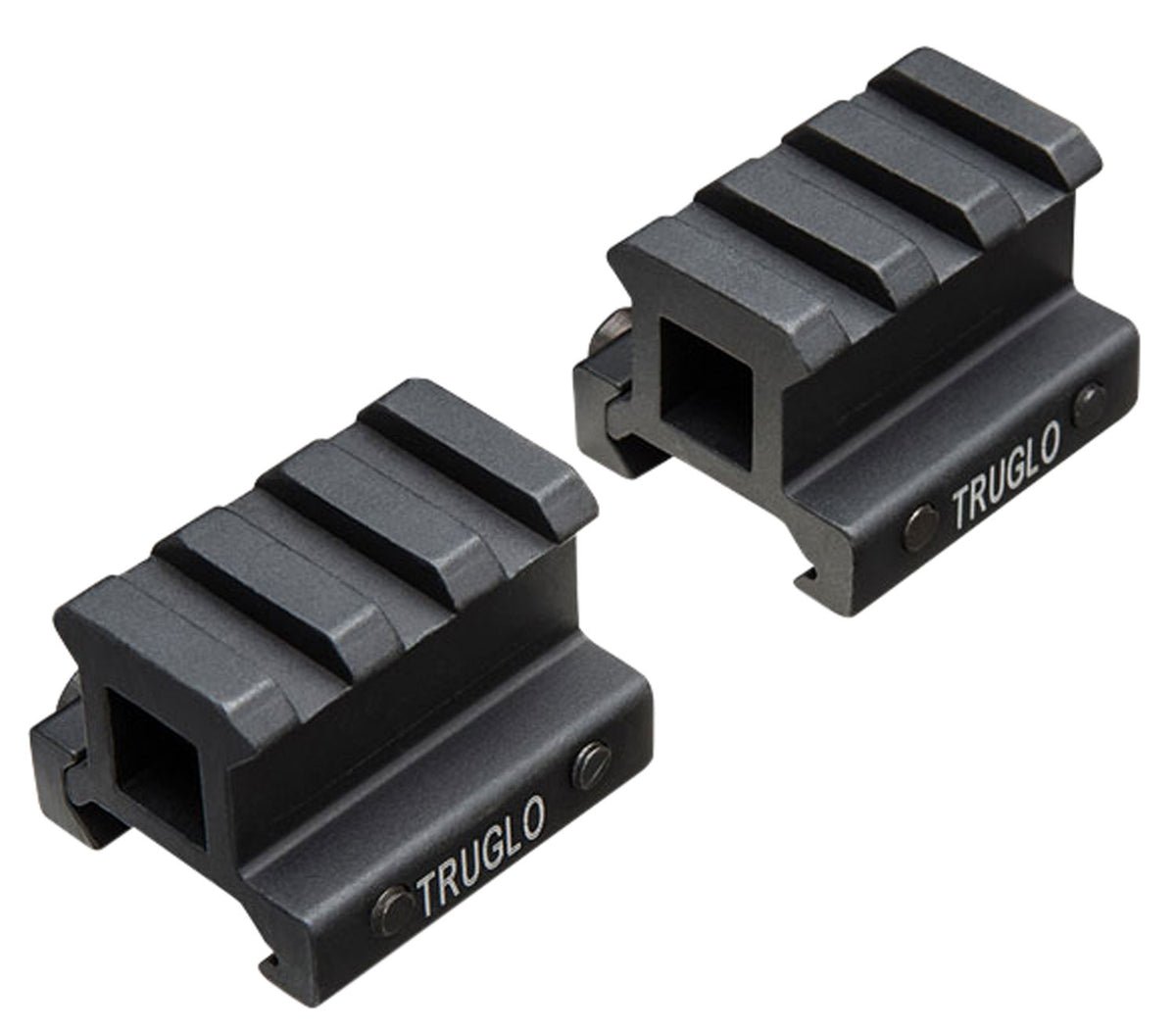 TruGlo TG8982B Anodized Matte Black Picatinny Riser Mount