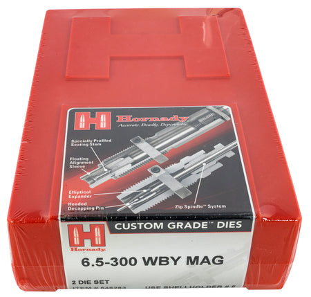 Hornady 546283 Custom Grade Series IV 2-Die Set for 6.5-300 Weatherby Mag