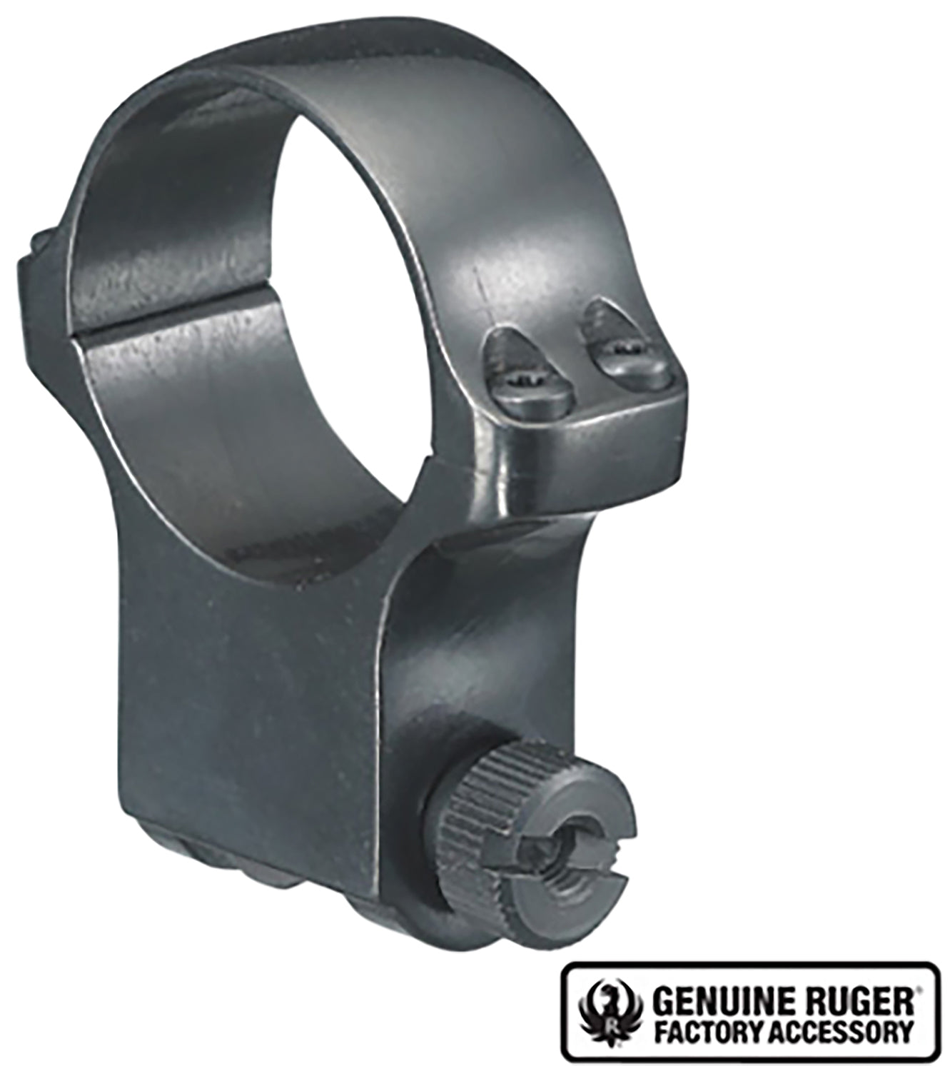 Ruger 90275 30mm Extra High Scope Ring in Matte Black