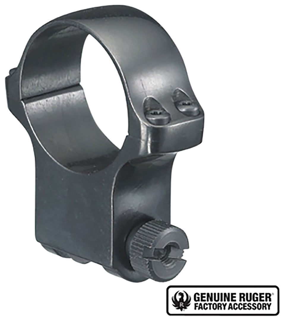 Ruger 90275 30mm Extra High Scope Ring in Matte Black