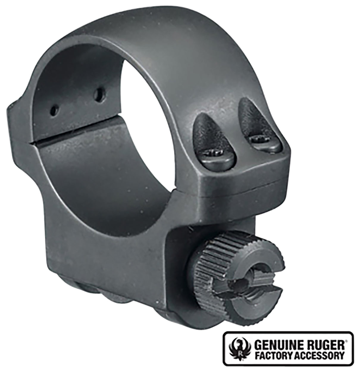 Ruger 90277 1" Low Matte Black Scope Ring Set