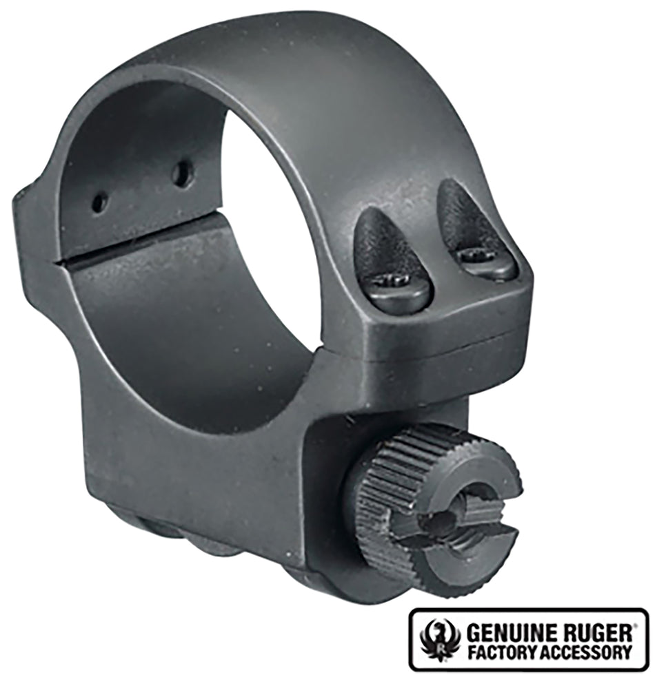 Ruger 90277 1" Low Matte Black Scope Ring Set