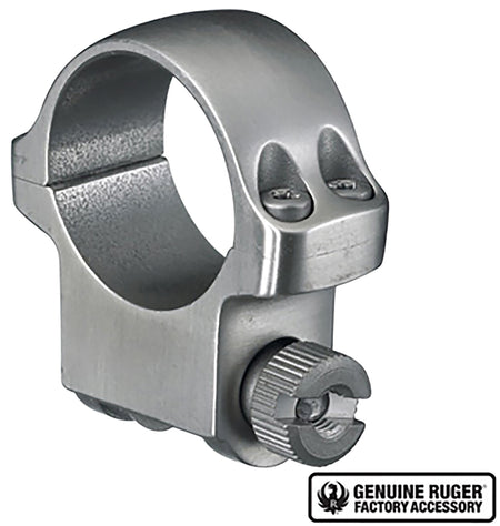 Ruger 90282 1" Medium Silver Scope Ring Set