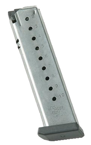 Sig Sauer P220 10-Round .45 ACP Stainless Steel Handgun Magazine