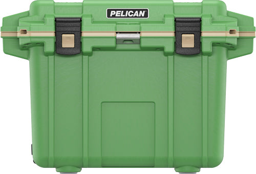 Pelican 50 Quart Elite Cooler in Hunter Green/Tan