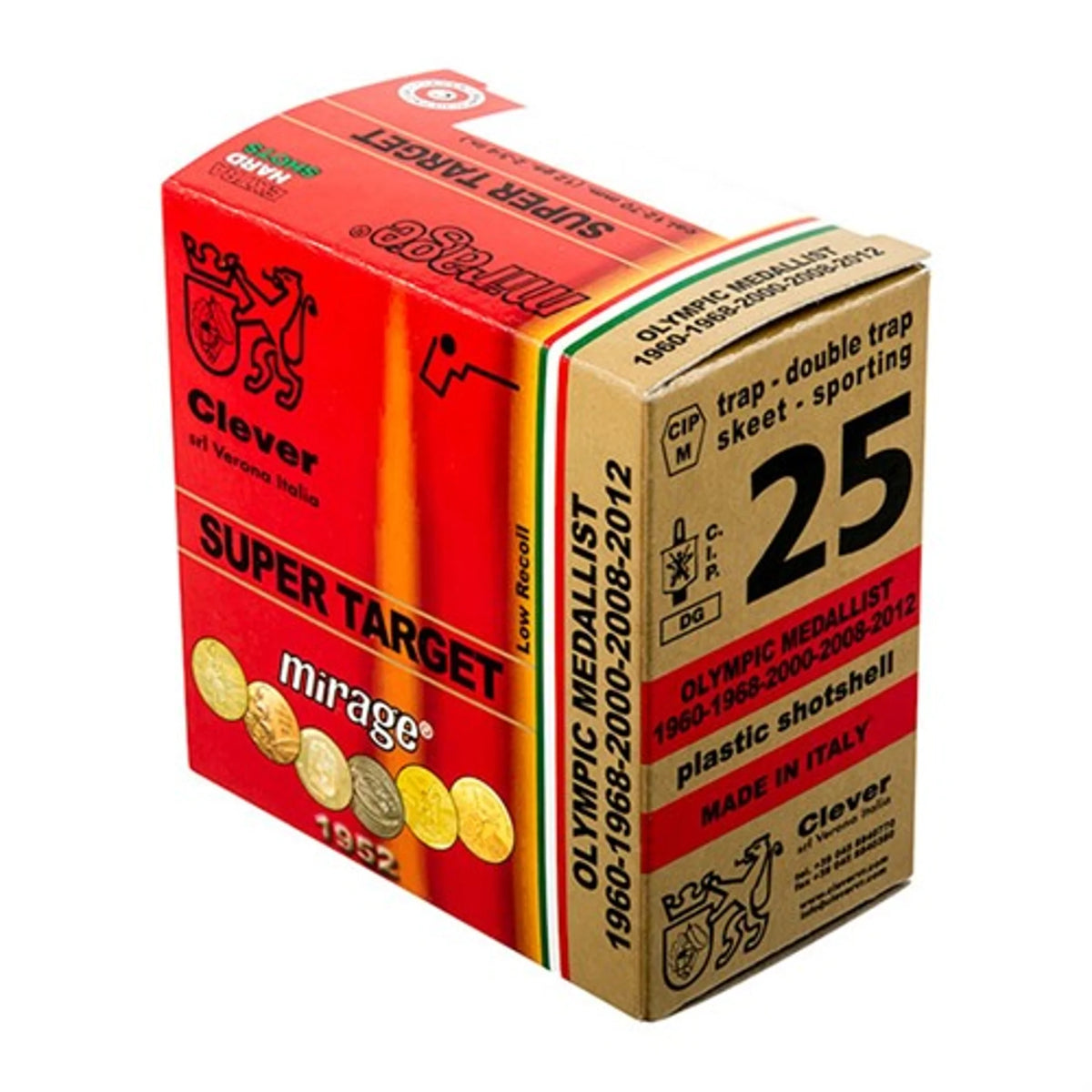 Clever Mirage Super Target T1 Shotgun Ammo 12 Gauge 2.75 in 1 oz #8 1290 FPS