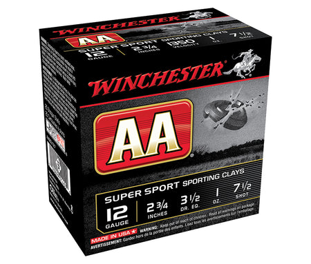Winchester  Shotgun Ammo 12 Gauge 2.75 in 1 oz #7.5