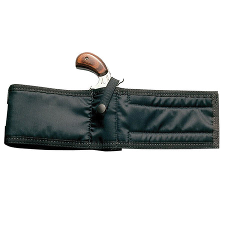 NAA Ambidextrous Ankle Holster Smooth Black Nylon Compatible with Mini-Revolver