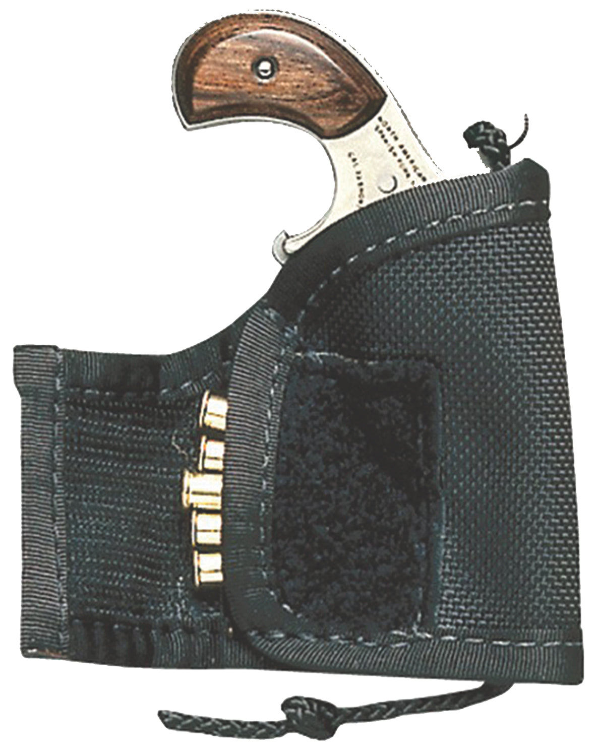 NAA Ambidextrous Pocket Holster Black Nylon w/ Ammo Pouch for NAA Mini-Revolver 22LR