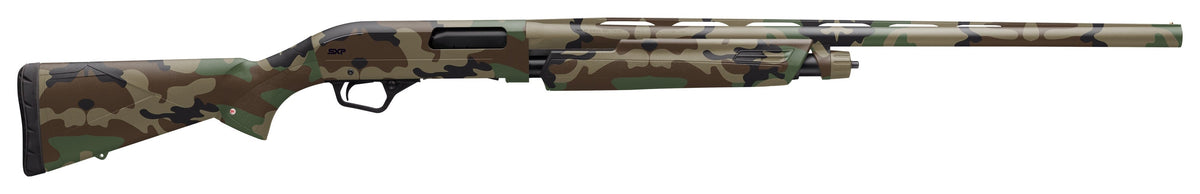 Winchester Repeating Arms 512433392 SXP Waterfowl Hunter 12 Gauge 28" 4+1 (2.75") 3" Chamber, Woodland Camo, TruGlo Fiber Optic Sight, Includes 3 Invector-Plus Chokes