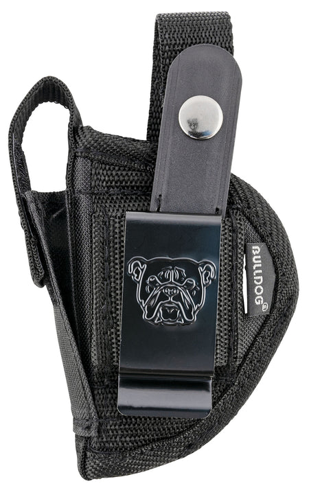Bulldog FSN11 Extreme OWB Nylon Holster Taurus Public Defender Belt Loop/Clip Ambidextrous Black