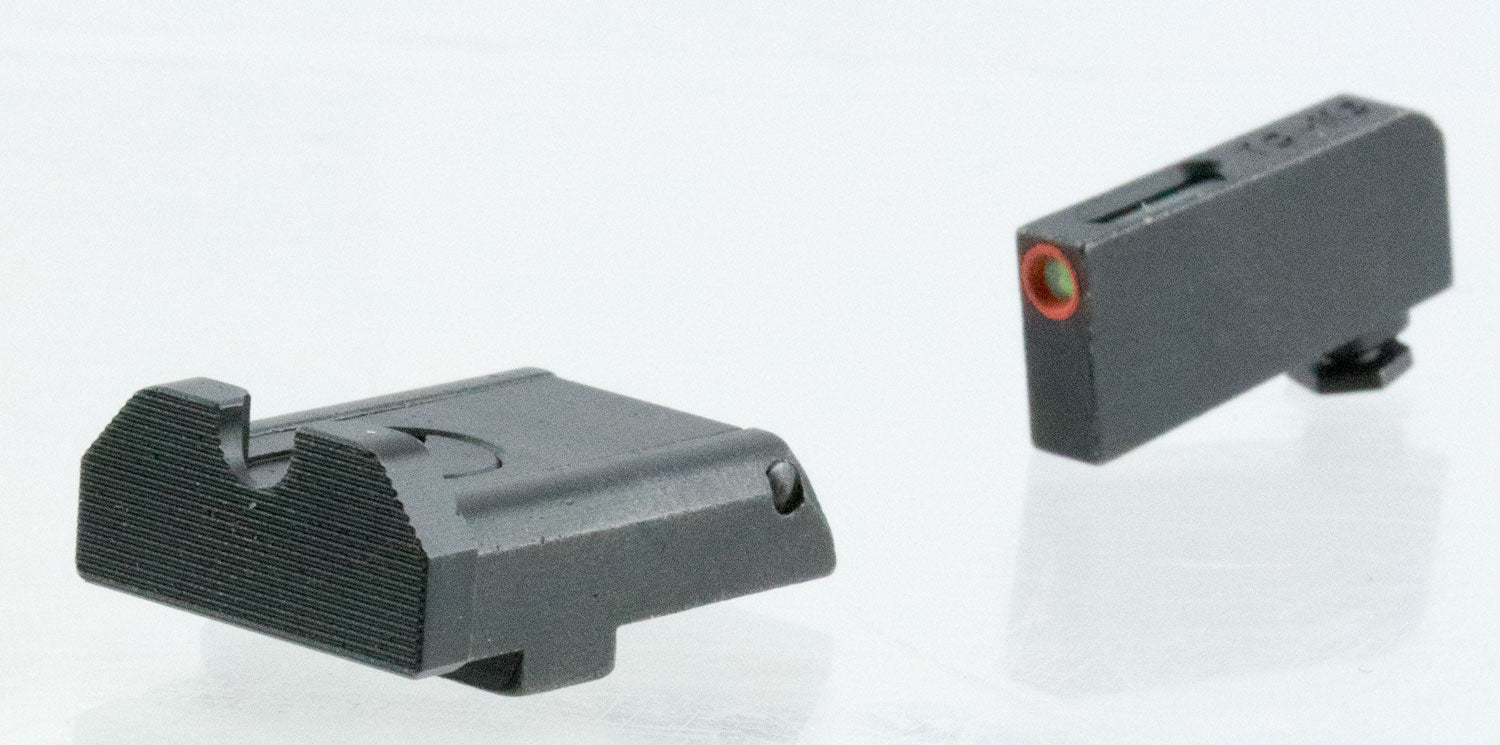 TruGlo TG13GLAPC TFX Pro Orange Fiber Optic Tritium Front Sight and Black Rear for Most Glock Models