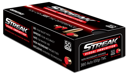 Ammo Inc STREAK AMO 380 AUTO 100GR TMC REDB