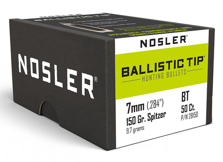 Nosler Ballistic Tip Hunting 7mm 150gr Spitzer Boat Tail 50/Box