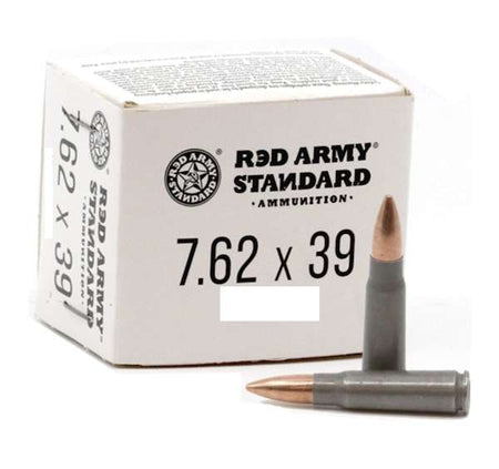 Century Arms RED ARMY STANDARD Rifle Ammo Target 7.62x39mm 122 grain Hollow Point Boat Tail ammunition