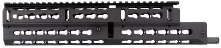 Aim Sports MKAK04 13.40" Long AK-47 KeyMod Handguard with Barrel Clamp Mounting, Black Anodized