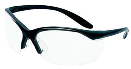 Uvex Vapor II Shooting Glasses Anti-Fog Clear Polycarbonate Lens Black Frame Adult