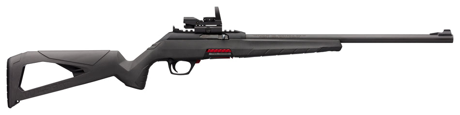 Winchester Repeating Arms 521104102 Wildcat Combo Full Size 22 LR 10+1 18" Matte Blued Sporter Barrel, Picatinny Rail Matte Black Polymer Receiver, Gray Synthetic Stock, Reflex Red Dot, Ambidextrous