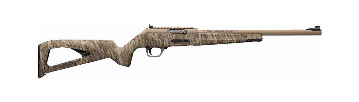 Winchester Repeating Arms 521163102 Wildcat 22 LR 10+1 18" Flat Dark Earth Perma-Cote Button-Rifled Barrel, Flat Dark Earth Picatinny Rail Polymer Receiver, Picatinny Rail Forend, Mossy Oak Bottomlan