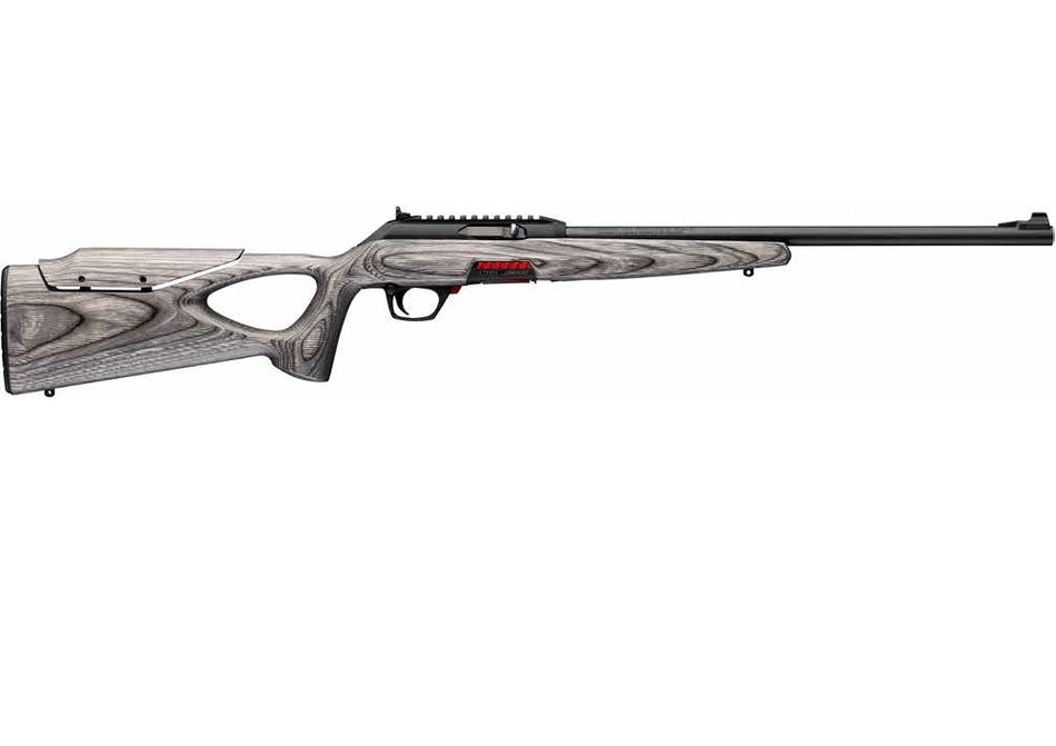 Winchester Repeating Arms 521171102 Wildcat 22 LR 10+1 16.50" Matte Blued Button-Rifled Barrel, Black Composite Receiver w/Picatinny Rail, Gray Thumbhole w/Adjustable Comb Laminate Stock, Ambidextrou