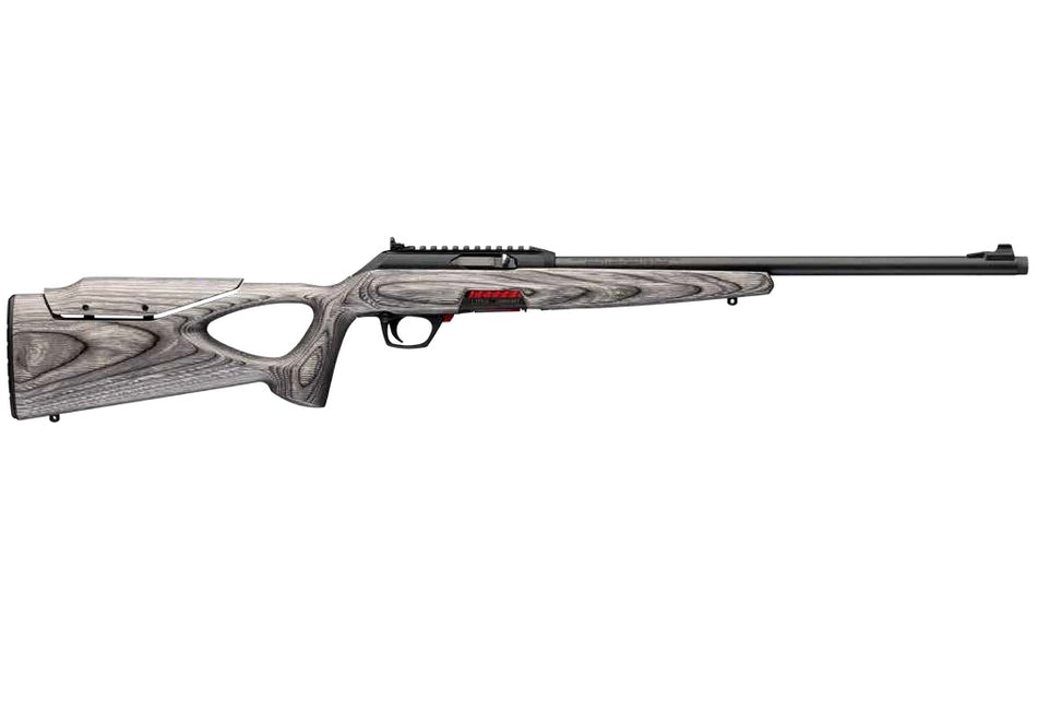 Winchester Repeating Arms 521172102 Wildcat SR 22 LR 10+1 16.50" Matte Blued Threaded Barrel, Black Composite Receiver w/Picatinny Rail, Gray Thumbhole w/Adjustable Comb Laminate Stock, Ambidextrous