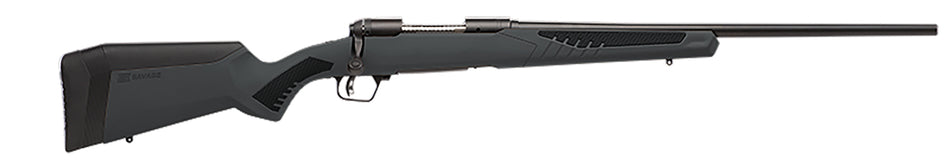 Savage Arms 57039 110 Hunter Full Size 270 Win 4+1 22" Matte Black Button-Rifled Barrel, Matte Black Drilled & Tapped Carbon Steel Receiver, Adj AccuStock Matte Gray Synthetic Stock, Right Hand