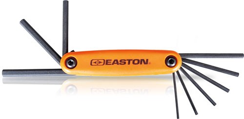 Easton XL Size Pro Hex Fold-Up Tool Set Orange Black