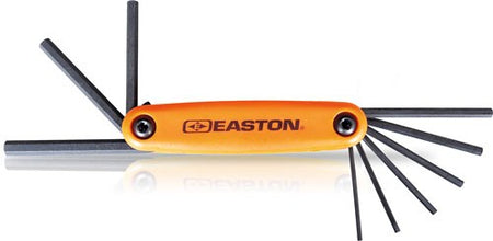 Easton XL Size Pro Hex Fold-Up Tool Set Orange Black