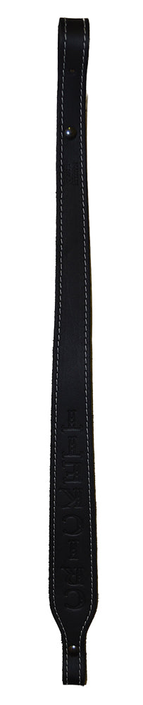 Crickett KSA800 Black Embossed Leather Rifle Sling 23-Inch x 1.75-Inch