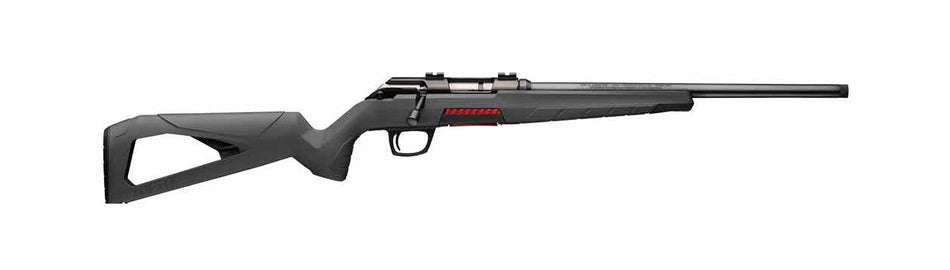 Winchester Repeating Arms 525200270 Xpert Full Size 17 HMR 8+1 18" Matte Black Threaded Sporter Barrel, Drilled & Tapped Steel Receiver, Gray Synthetic Adj Cheek Piece & LOP Stock