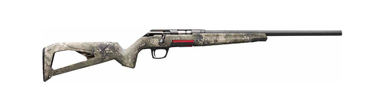Winchester Repeating Arms 525206270 Xpert Strata Full Size 17 HMR 8+1 18" Matte Black Steel Threaded Barrel, Drilled & Tapped Matte Black Steel Receiver, Adj Cheek Piece & LOP TrueTimber Strata Synthe