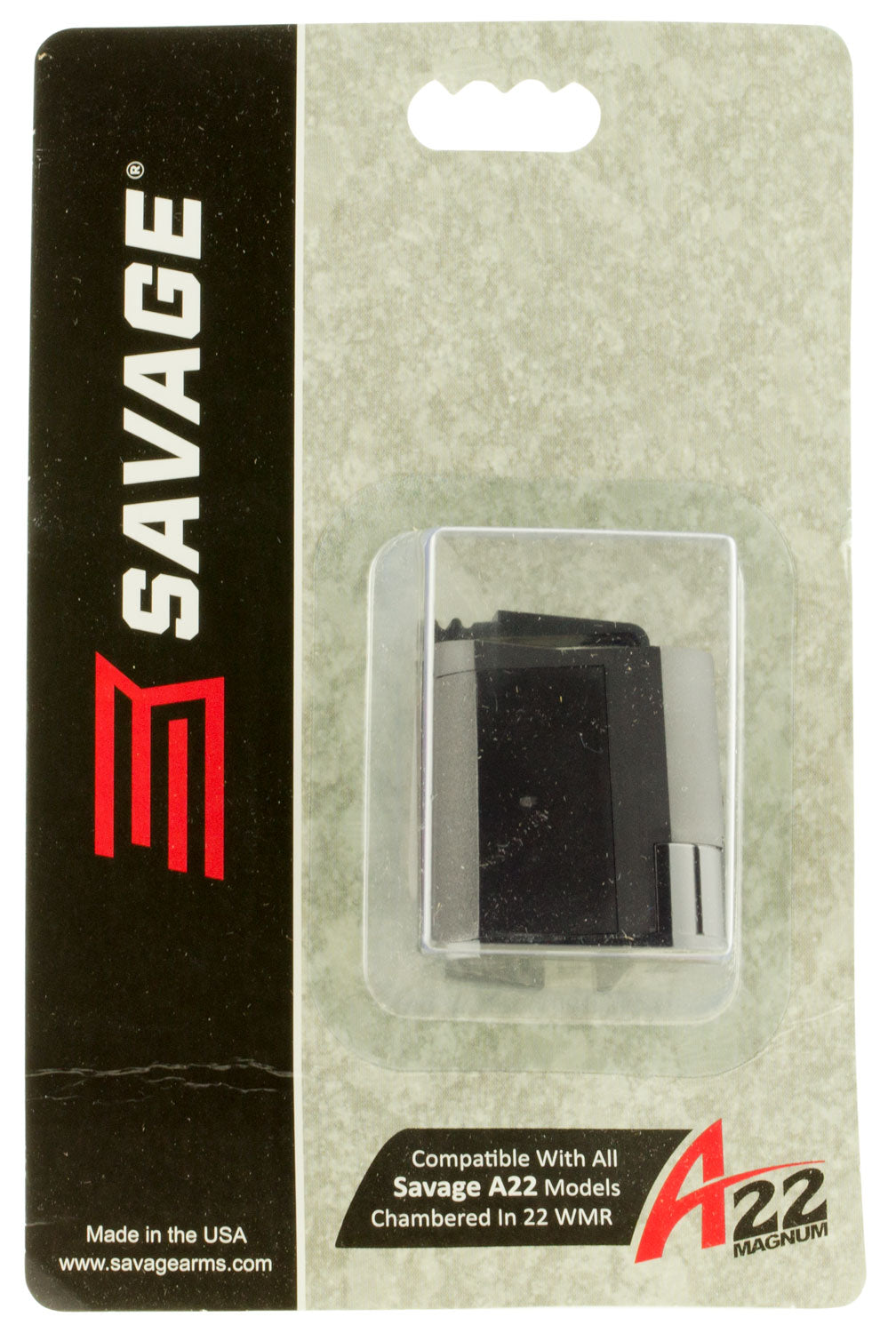 Savage Arms 47205 .22 WMR 10rd Black Metal Rotary Magazine Compatible with A22/B22 Series