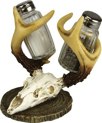 Rivers Edge Euro Deer Glass Salt and Pepper Shaker Set