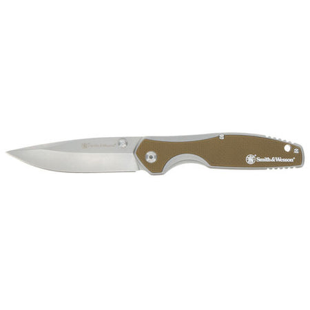 Smith & Wesson Cleft 3.38" Spring-Assisted Folder G10 Handle