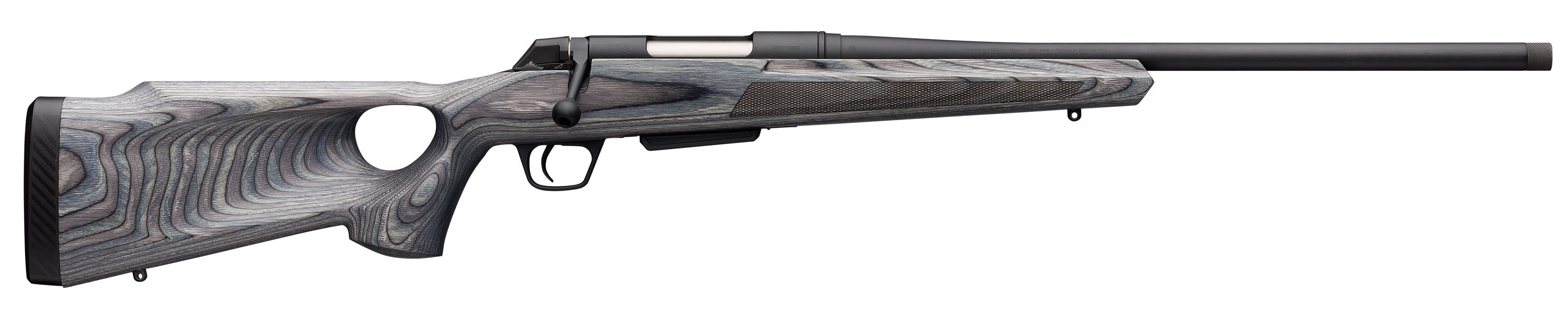 Winchester Guns 535727226 XPR Thumbhole Varmint SR 270 Win 3+1 Cap 24" TB Blued Perma-Cote Rec Matte Black Laminate Fixed Thumbhole Stock Right Hand with MOA Trigger System (Full Size) No Sights