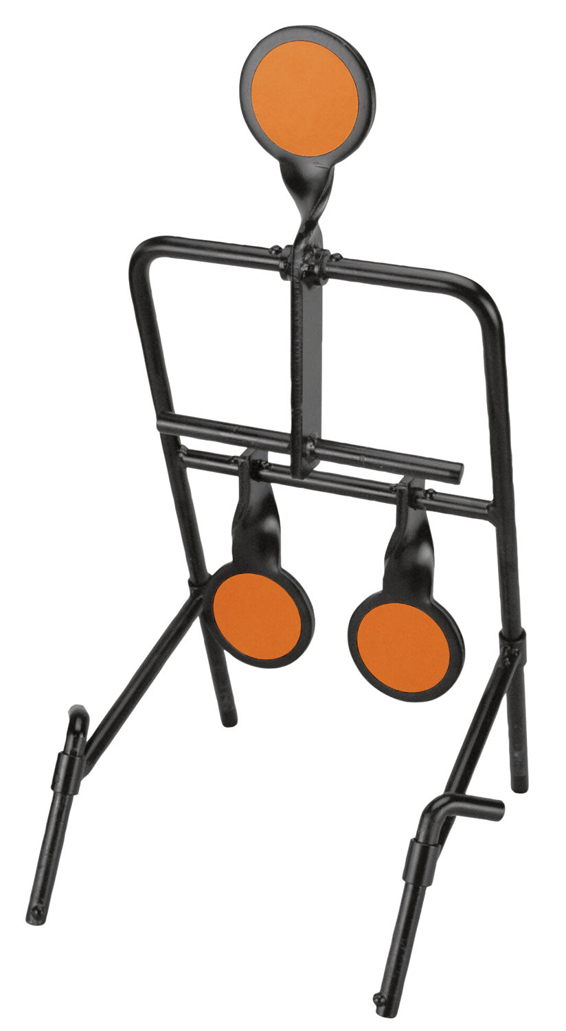 Caldwell Handgun 3.50" Resetting Steel Plinking Target Black/Orange Circle Illustration