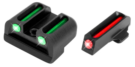 TruGlo TG131X Fiber Optic Red Front Sight Green Rear Sight Springfield Armory XD with Fortress Finish