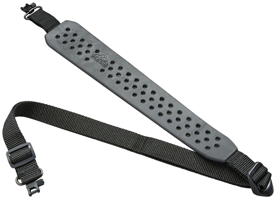 Butler Creek Comfort V-Grip Adjustable Rifle Sling Black Rubber Nylon Strap 1" QD Swivel